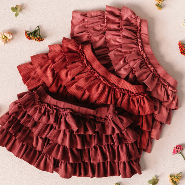 Frilly shorts
