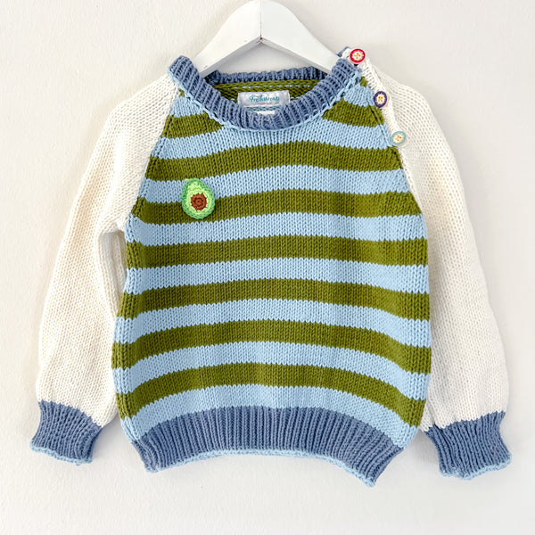 Knitted Pullover - Big Sizes