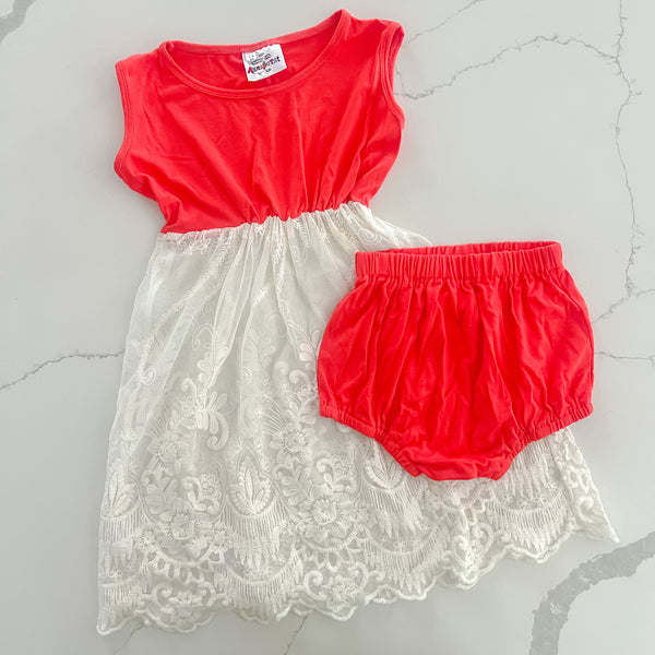 Scarlet Lace Dress