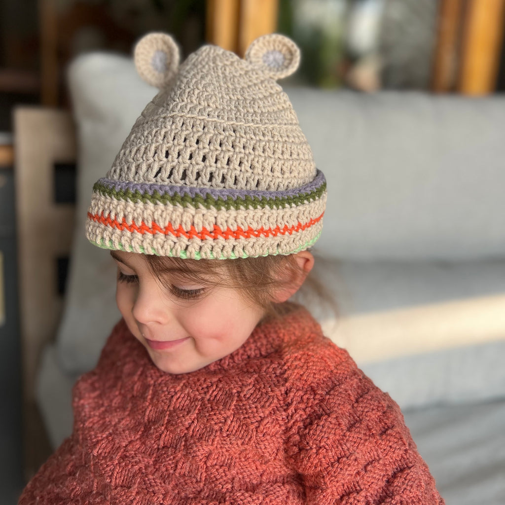 Knitted Bear Hat