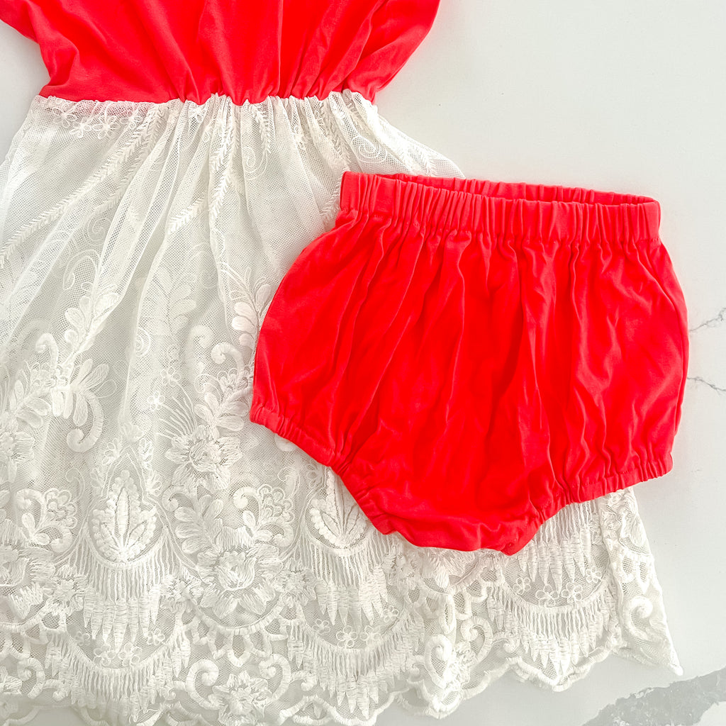 Scarlet Lace Dress