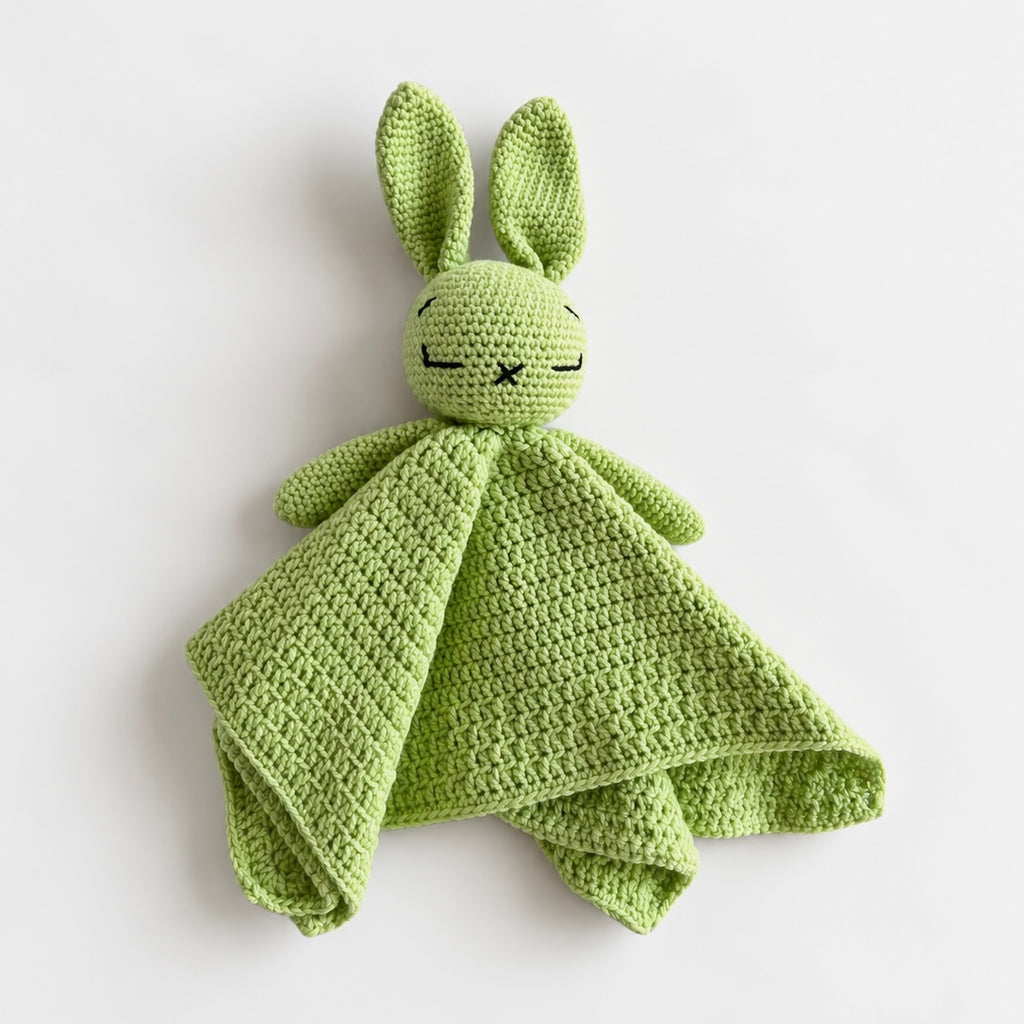 Crochet Lovey - Bright Lime