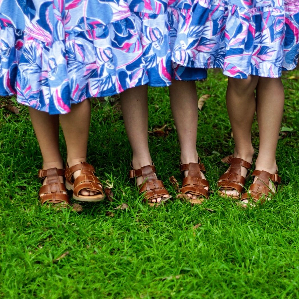 Little P Leather Sandals
