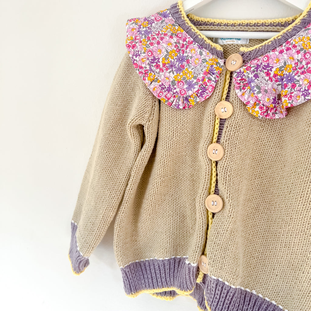 Knitted Cardigans Bloom Collar - Big sizes