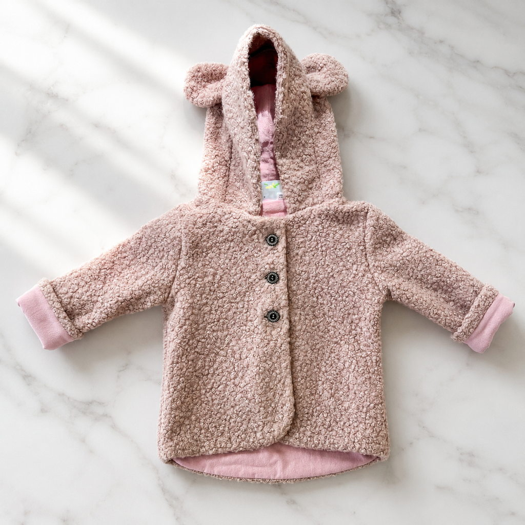 Bear Coat - Dusty Pink