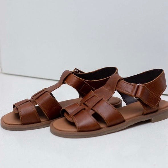 Little P Leather Sandals