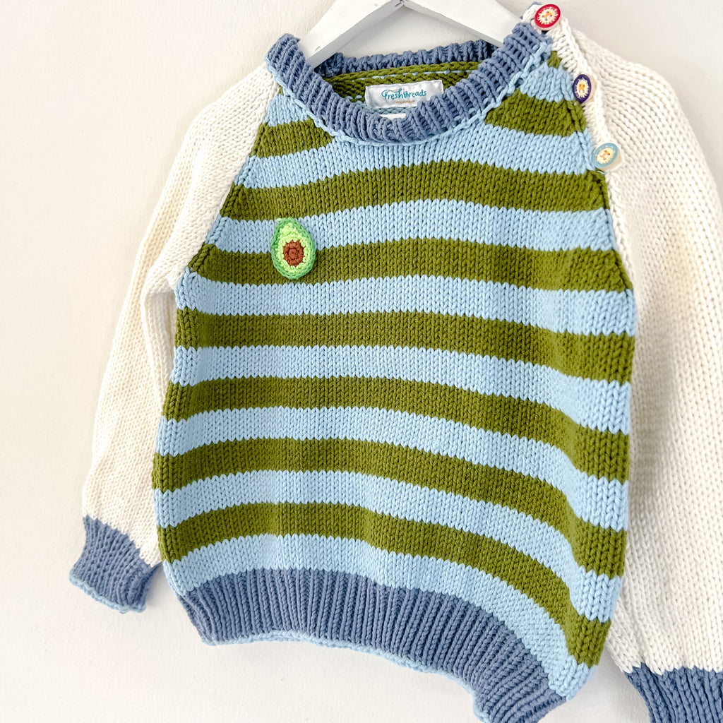 Knitted Pullover - Big Sizes