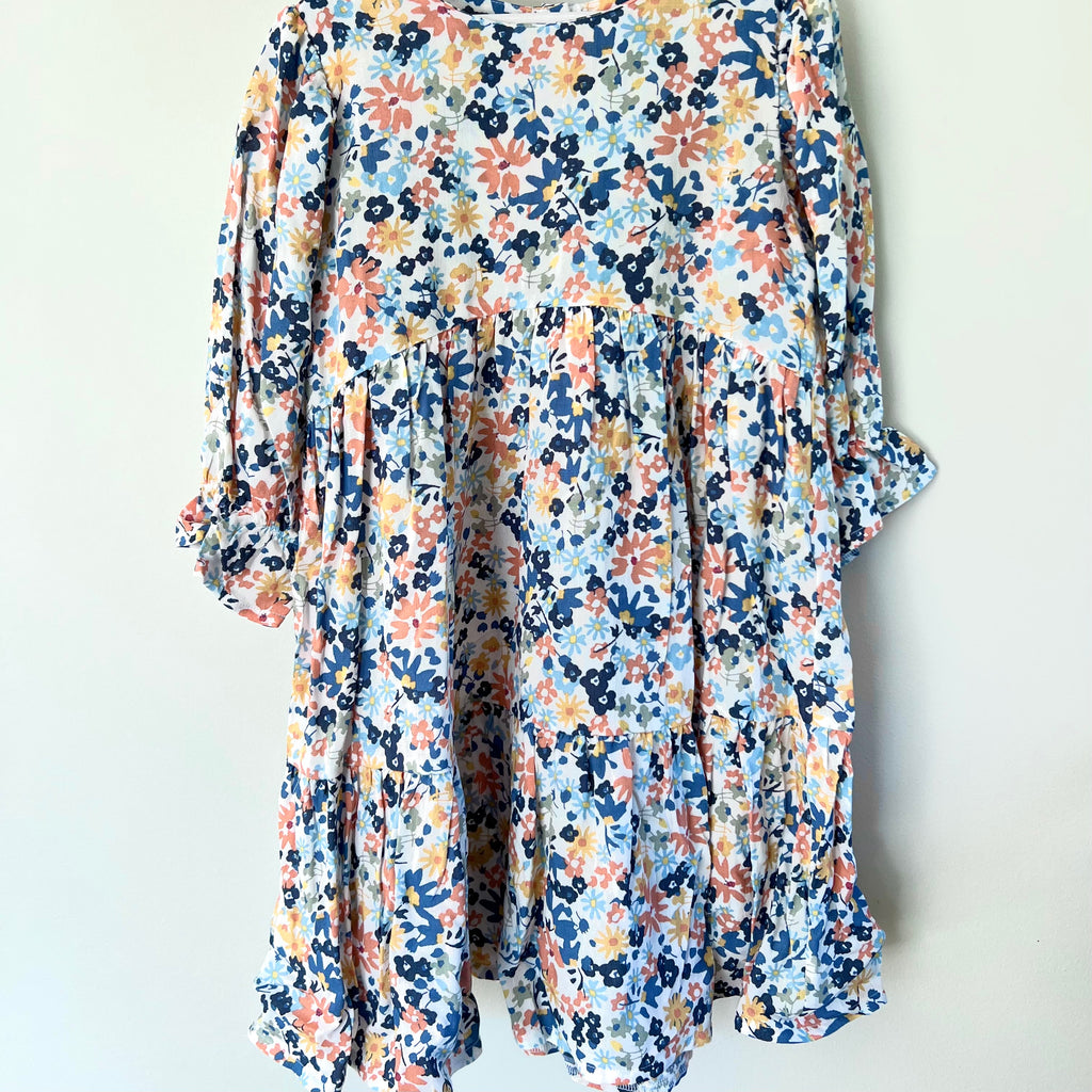 Dainty Floral Boho Dress 4 - 5 years