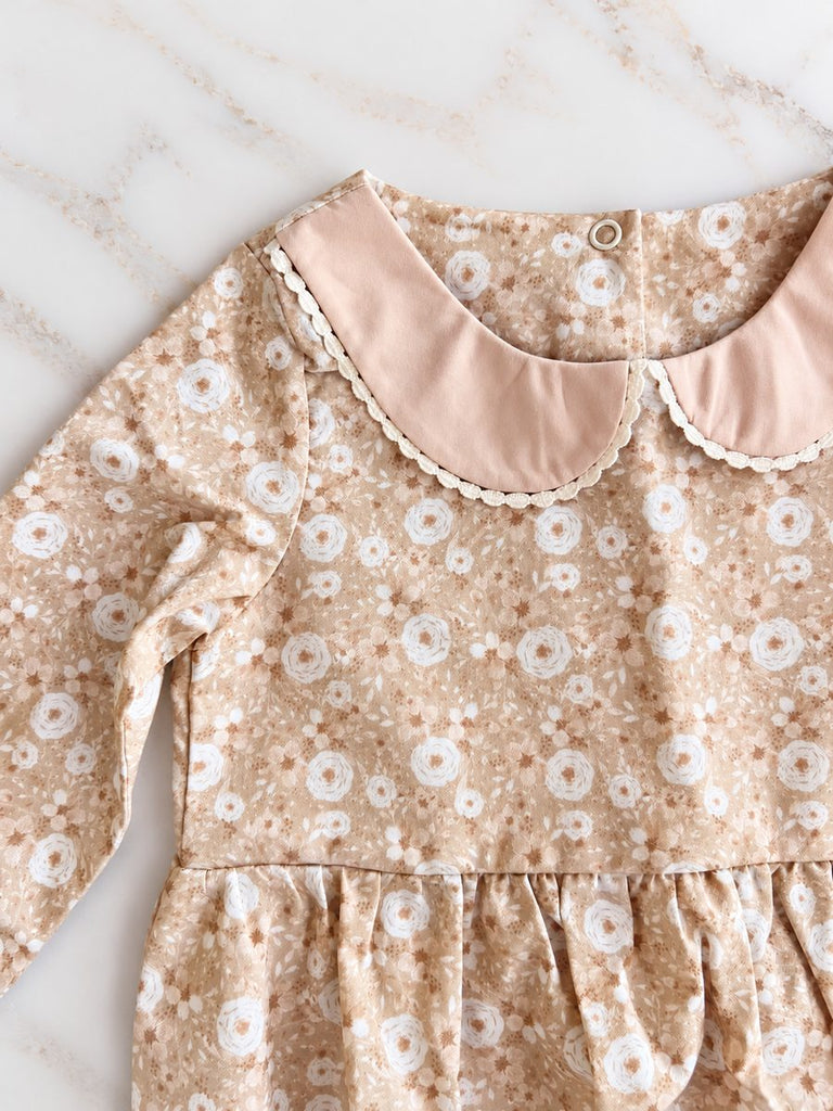 Flora Romper long sleeve