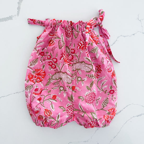 Bubble Romper - Pink 3 - 6 months