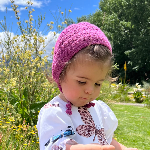 Crochet Bonnet Berry 6-18 months