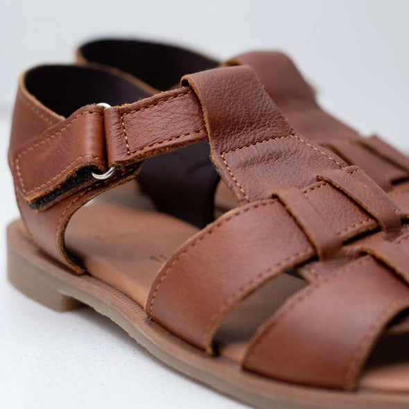 Little P Leather Sandals