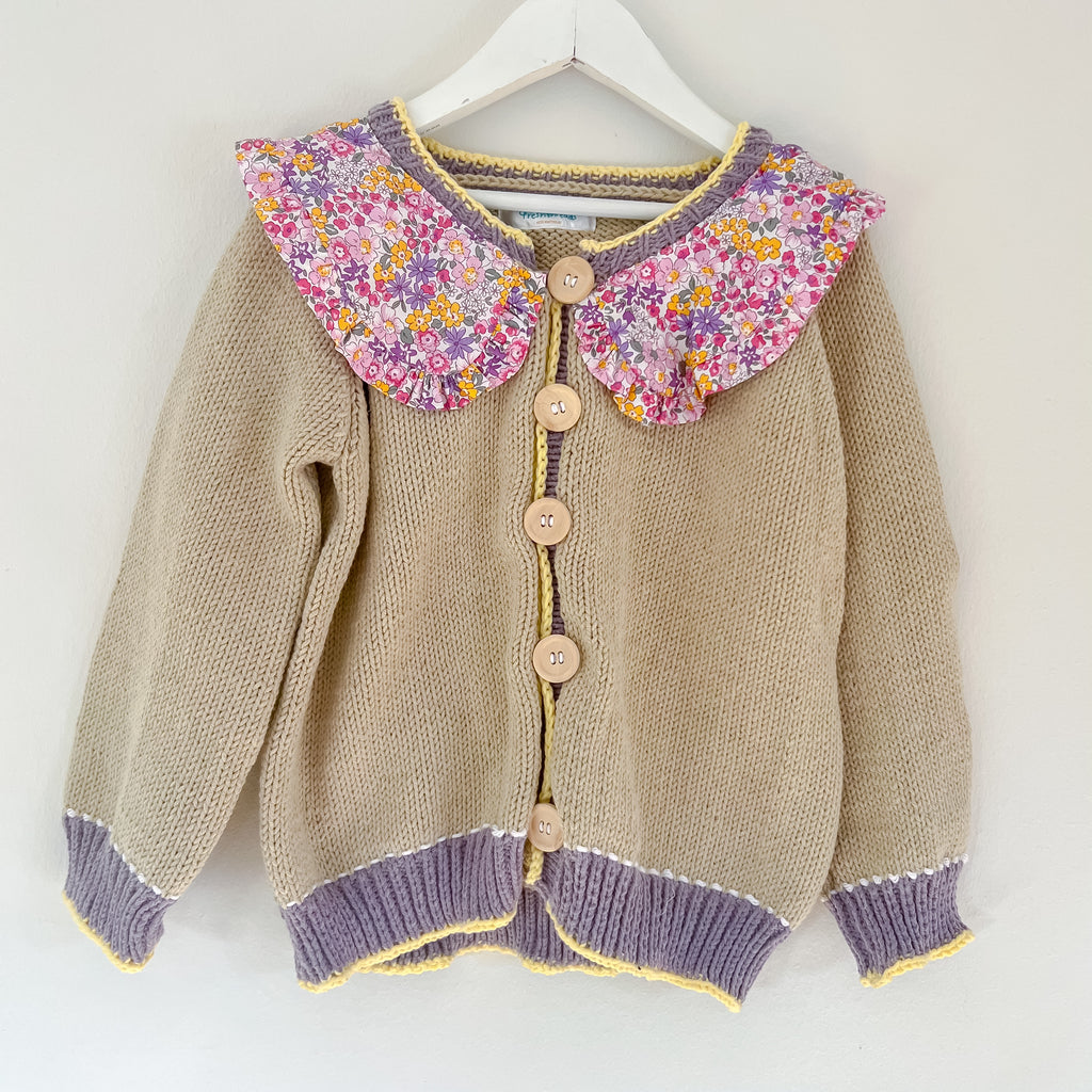 Knitted Cardigans Bloom Collar - Big sizes