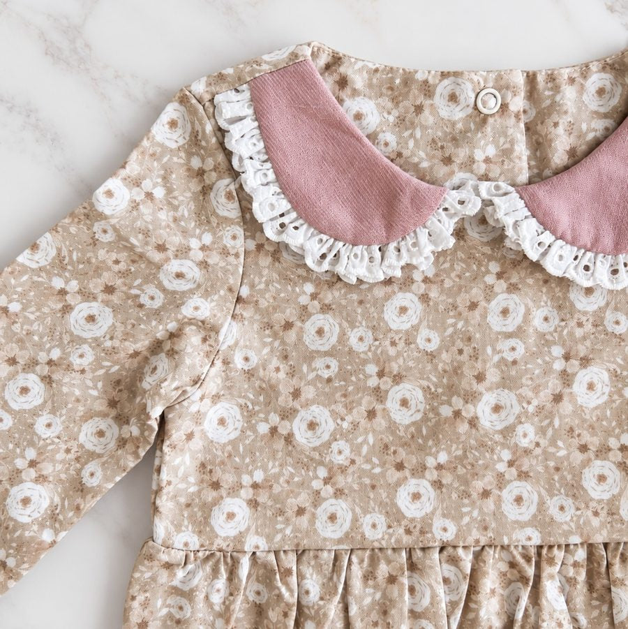 Flora Romper long sleeve