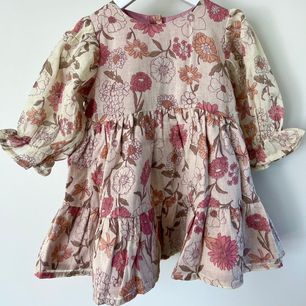 Japanese cotton Dress 4 - 5 years