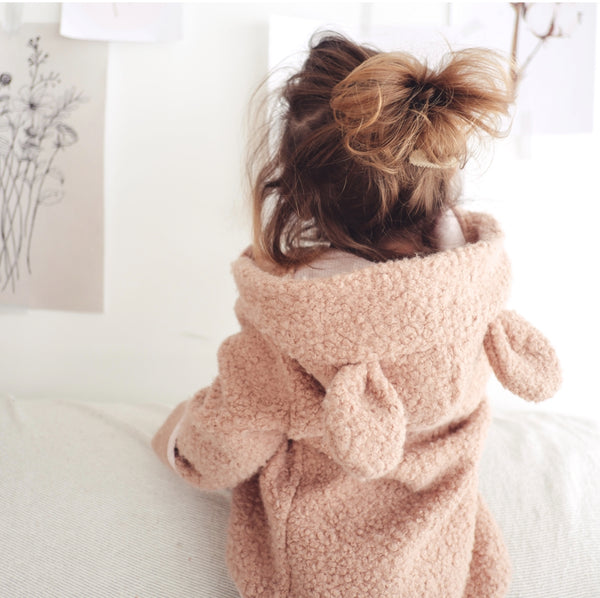 Bear Coat - Dusty Pink